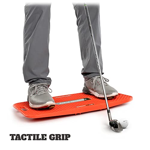 WHYGOLF Swing Trainer Pressure Plate for Improved Golf Game | Weight Shift Balance Board | Golf Teaching & Training Aid for Club Practice Equipment