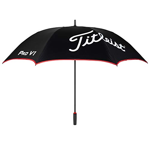 Titleist Tour Black Red Golf Umbrella Single Canopy