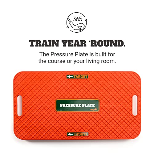WHYGOLF Swing Trainer Pressure Plate for Improved Golf Game | Weight Shift Balance Board | Golf Teaching & Training Aid for Club Practice Equipment
