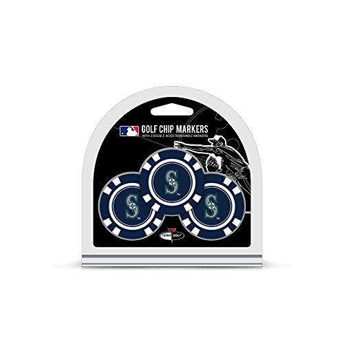 MLB Seattle Mariners Golf Chip Ball Markers Set