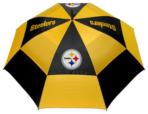 NFL Pittsburgh Steelers 62" Golf Umbrella with Dual Canopy
