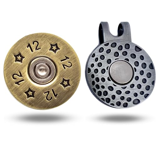 12 Gauge Magnetic Golf Ball Marker & Hat Clip