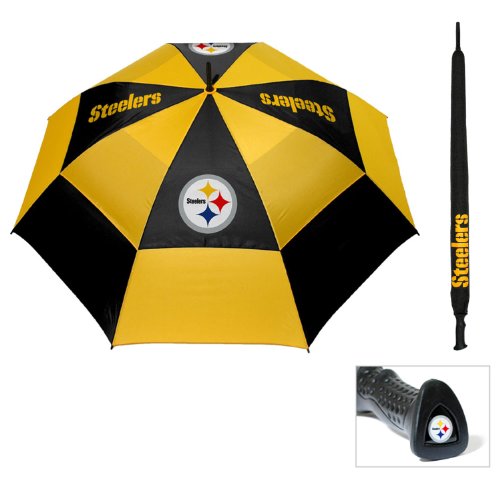 NFL Pittsburgh Steelers 62" Golf Umbrella with Dual Canopy