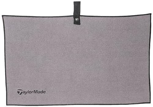 TaylorMade Gray Microfiber Cart Towel, 15" x 24