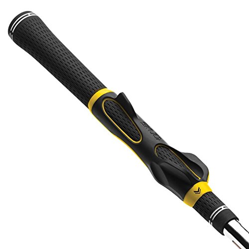 SKLZ Golf Grip Trainer Attachment for Improving Hand Positioning,Black/yellow