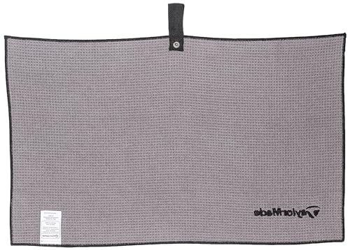 TaylorMade Gray Microfiber Cart Towel, 15" x 24