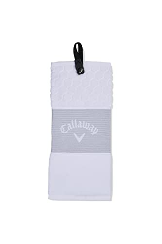Callaway Trifold Golf Towel White Color 23"L