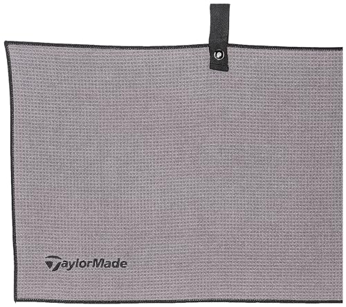 TaylorMade Gray Microfiber Cart Towel, 15" x 24