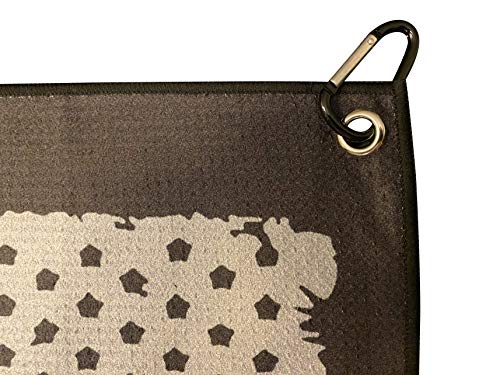 Red Line Firefighter American Flag Microfiber Golf Towel