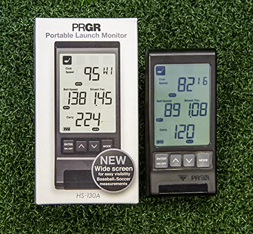 2021 PRGR Black Pocket Launch Monitor - HS-130A