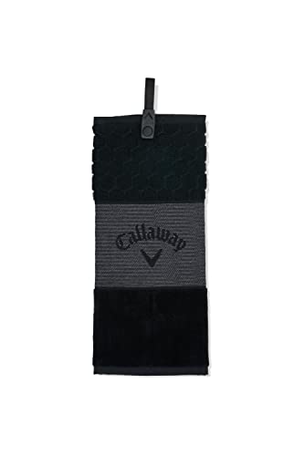 Callaway TW CG Trifold Towel - Black, Small