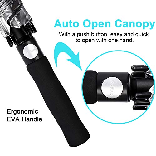 68" UV Protection Golf Umbrella, Auto Open Vented