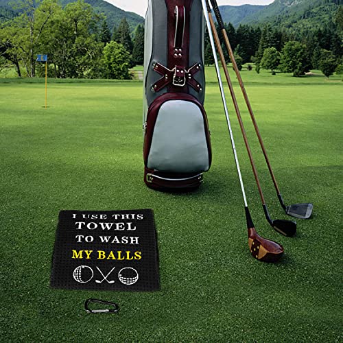 Artpreti Funny Embroidered Golf Towel for Golf Bags