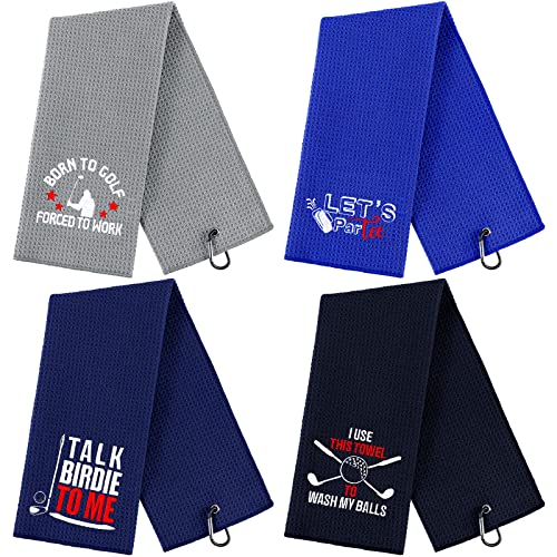 Novel Golf Towel Set with Bag Clip