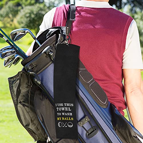 Artpreti Funny Embroidered Golf Towel for Golf Bags