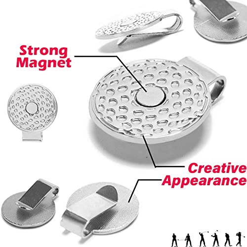 Jebor Golf Ball Markers with Hat Clips Set