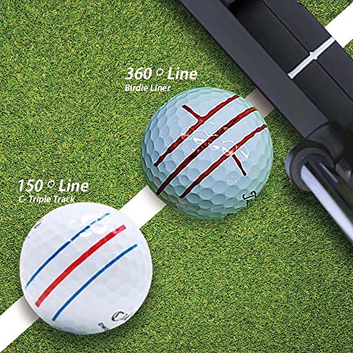 Premium Quality 360-Degree Golf Ball Marker Stencil Kit