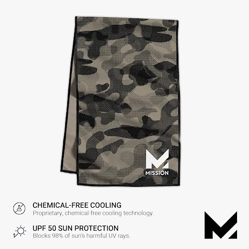 MISSION Microfiber Cooling Towel for Golf and Exercise