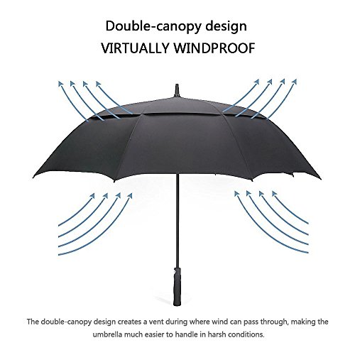 G4Free 47" Golf Umbrella - Oversize, Windproof, Waterproof