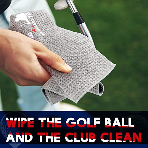 Novel Golf Towel Set with Bag Clip