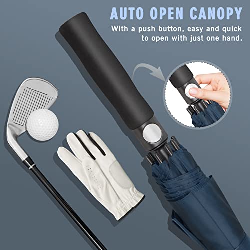 ZOMAKE 51" Golf Umbrella - Windproof, Automatic Open
