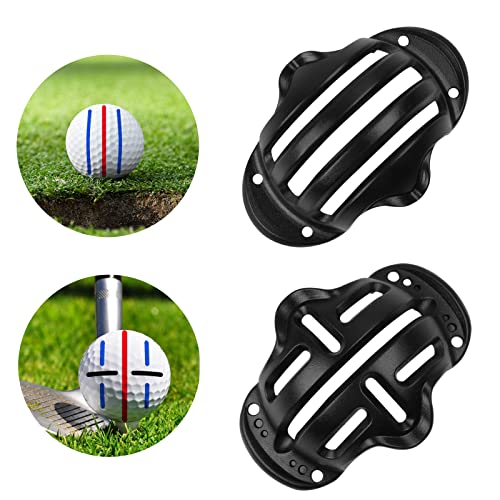 Golf Ball Marker Set with Alignment Tool and Stencils