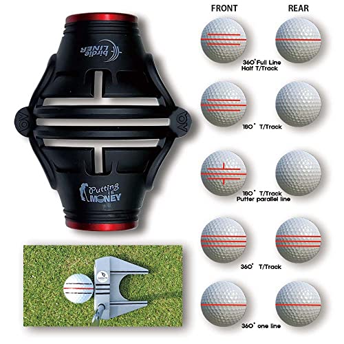 Premium Quality 360-Degree Golf Ball Marker Stencil Kit