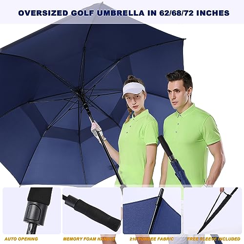 Baraida Extra Large Golf Umbrella - Navy Blue