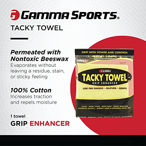 Gamma Tacky Towel Grip Enhancer for Multiple Sports