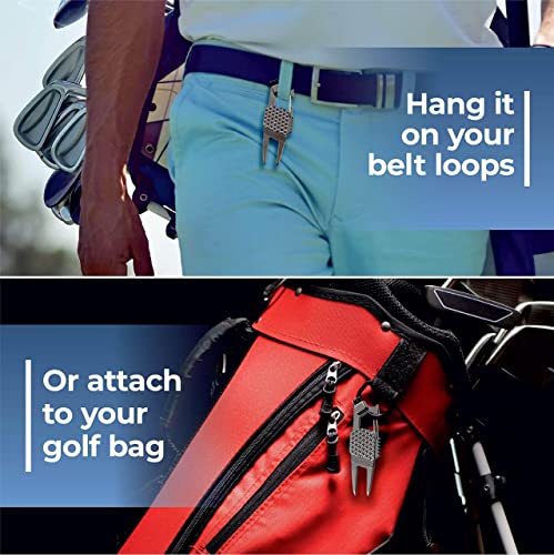 Divot Tool with Ball Marker and Tees - Golf