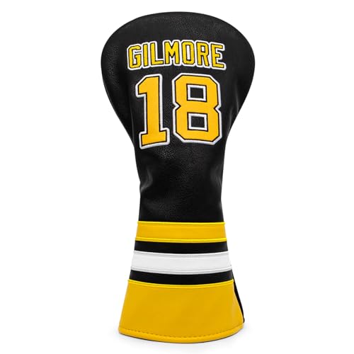 Premium Leather Golf Club Headcovers Set with Number Tags