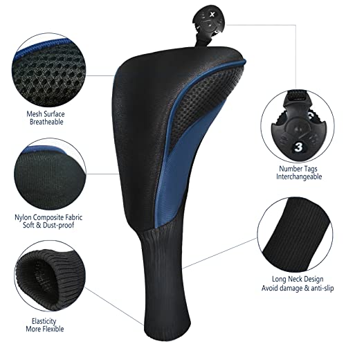 Fairway Woods Driver Hybrids Golf Head Covers Set