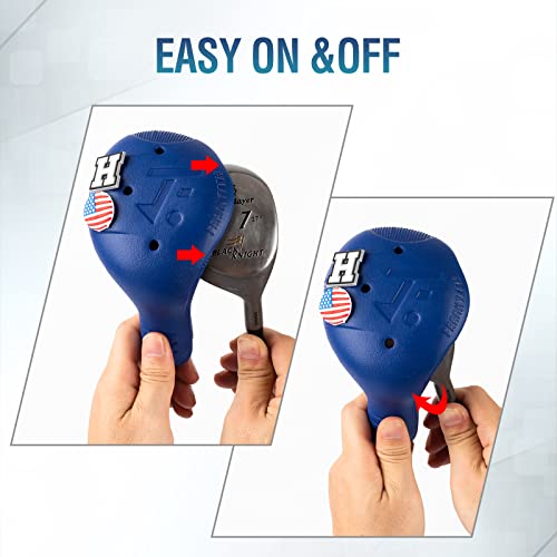 FRANKTECH Golf Head Covers Set for Right-Handed Clubs