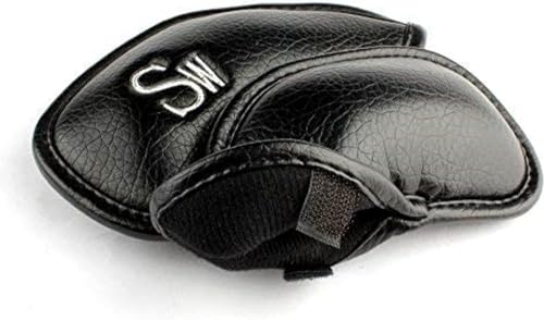 12pcs Synthetic Leather Golf Iron Head Covers Set - Fits All Brands