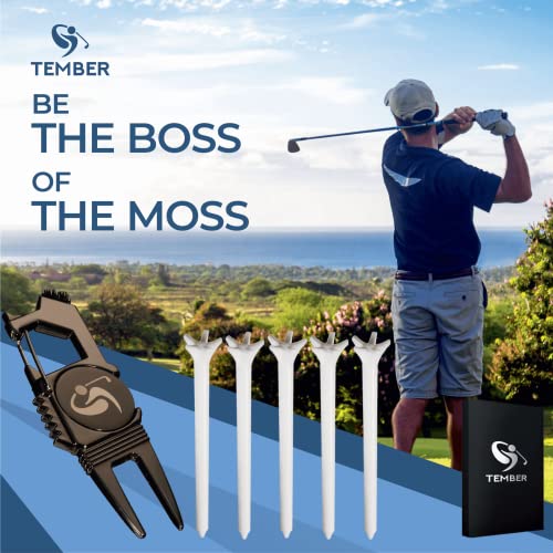 Divot Tool with Ball Marker and Tees - Golf