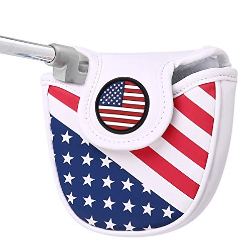 USA Magnetic Mallet Putter Headcover for Various Brands