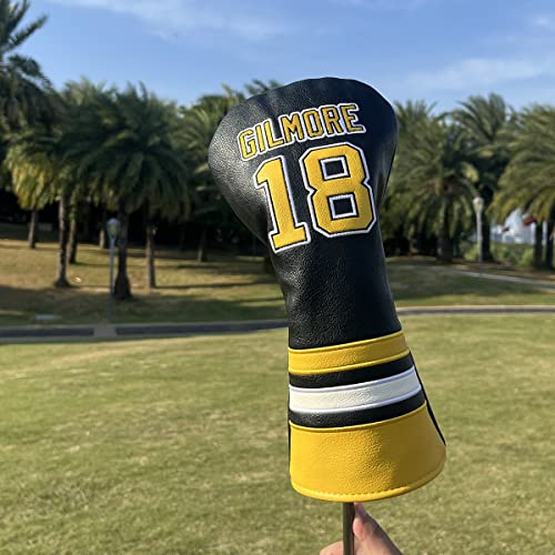 Premium Leather Golf Club Headcovers Set with Number Tags