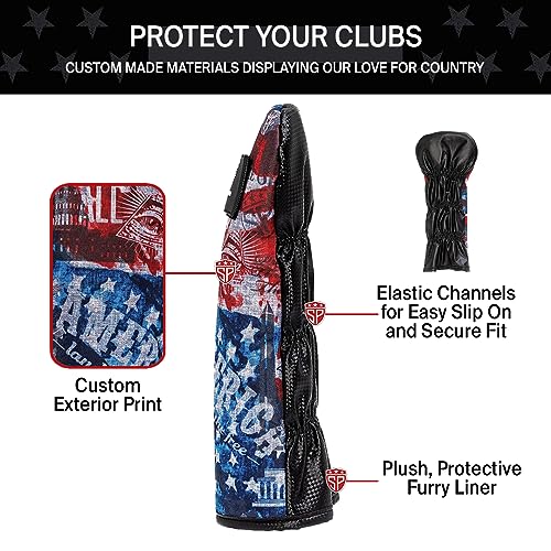 Patriotic Golf Driver Headcover by Subtle Patriot