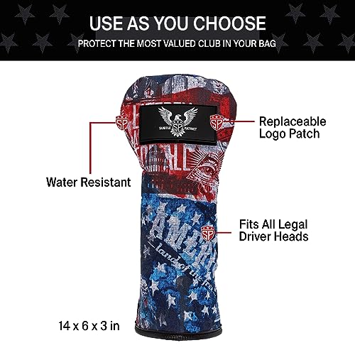Patriotic Golf Driver Headcover by Subtle Patriot