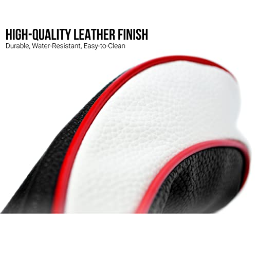 Premium Leather USA Golf Head Covers (Set of 3)