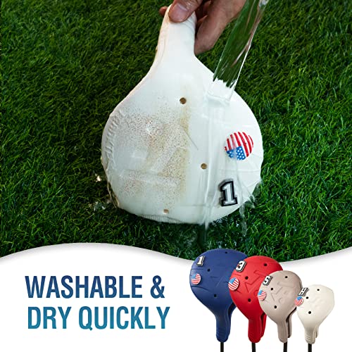 FRANKTECH Golf Head Covers Set for Right-Handed Clubs