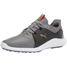 PUMA Men's Ignite Fasten8 Golf Shoe, Shade-Gold-Black, Size 10