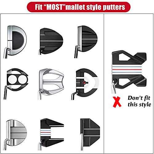 USA Magnetic Mallet Putter Headcover for Various Brands