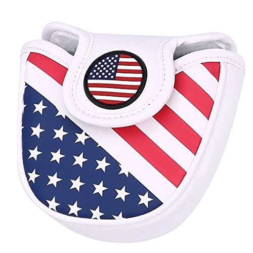 USA Magnetic Mallet Putter Headcover for Various Brands