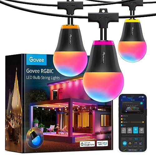 Govee 50ft RGBIC Smart Outdoor String Lights