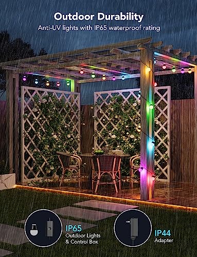 Govee 50ft RGBIC Smart Outdoor String Lights