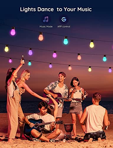 Govee 96ft RGBIC Smart Outdoor String Lights