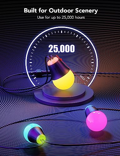 Govee 50ft RGBIC Smart Outdoor String Lights