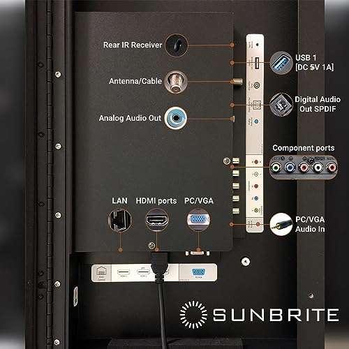 SunBrite Veranda 55" Outdoor Smart TV, 4K QLED