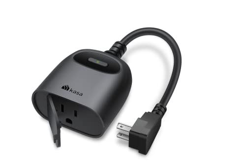 Kasa Outdoor Smart Plug, Wi-Fi Outlet Timer, 15A